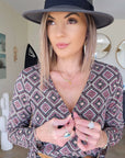 Robe encolure en V