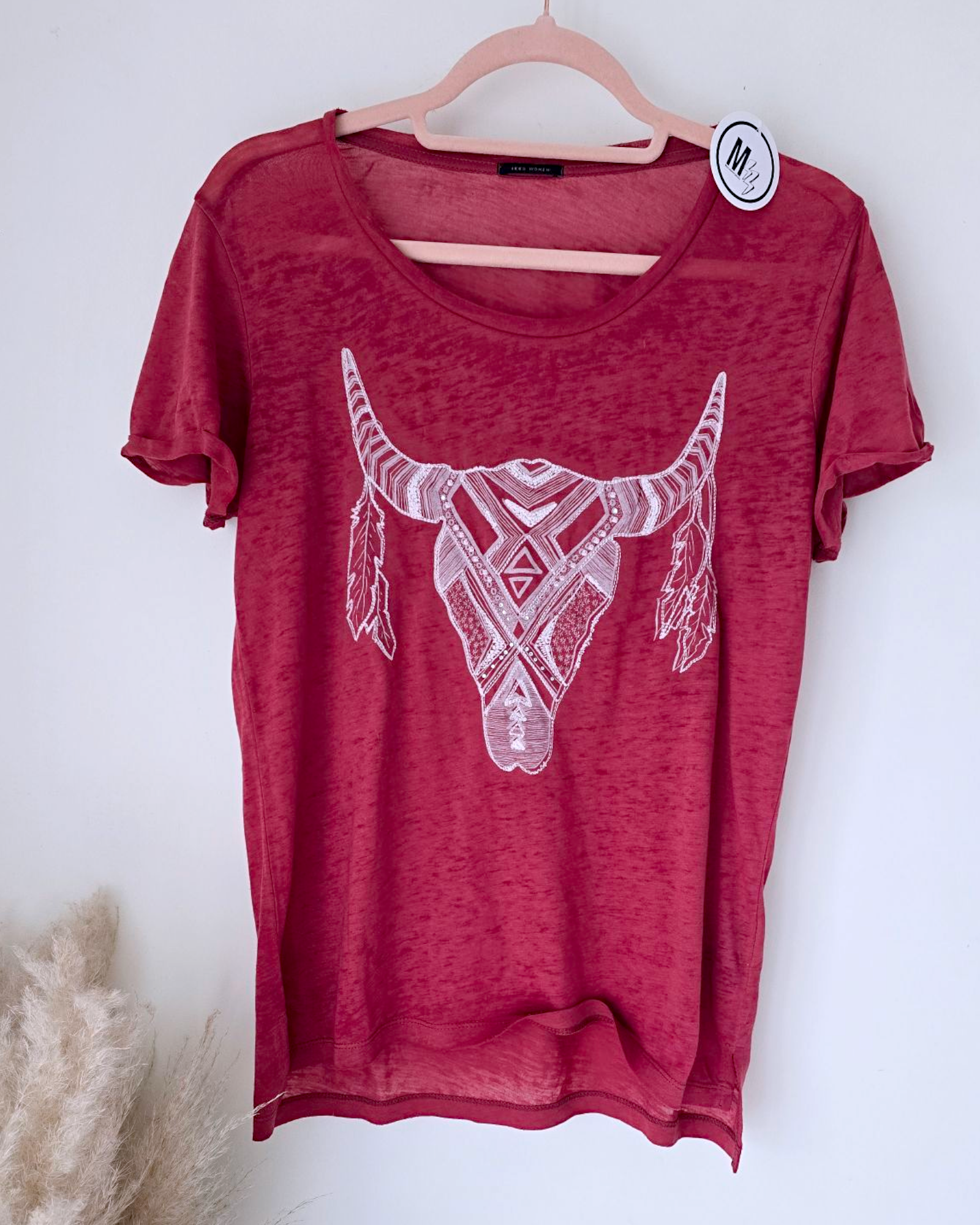 Tee-shirt buffle à strass