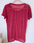 Tee-shirt buffle à strass