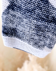 Cardigan + écharpe tags