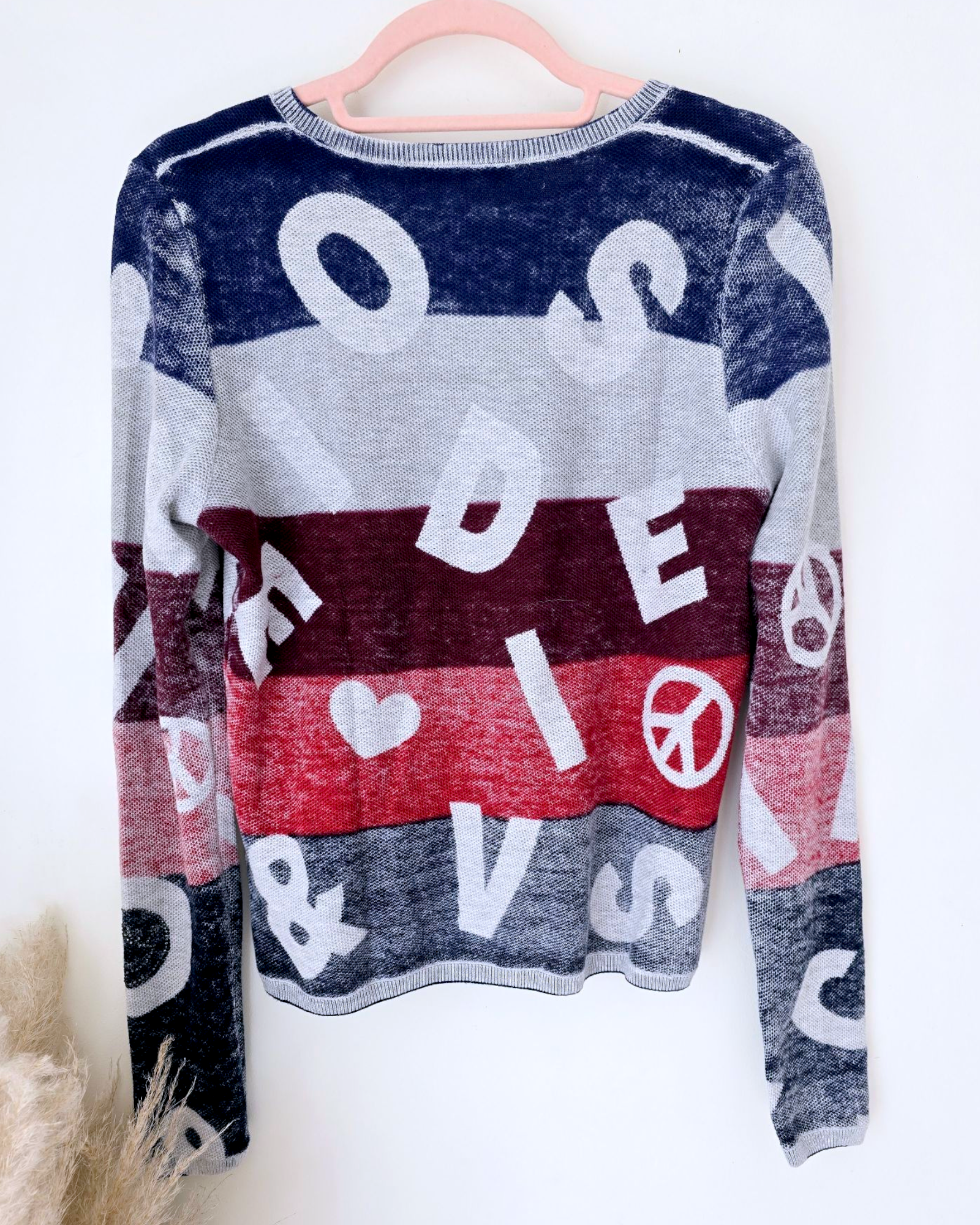 Cardigan + écharpe tags
