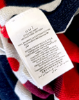 Cardigan + écharpe tags