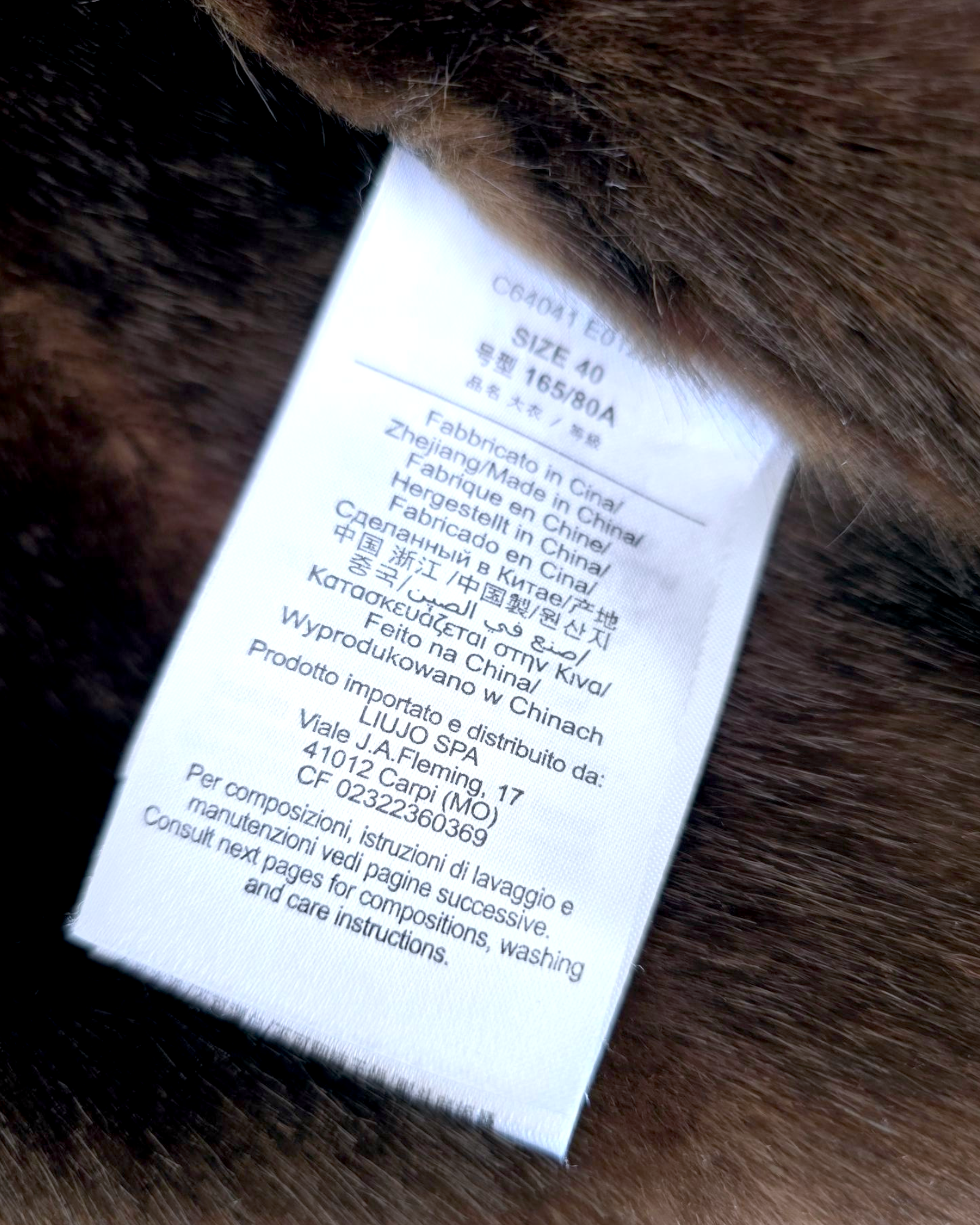 Perfecto fausse fourrure