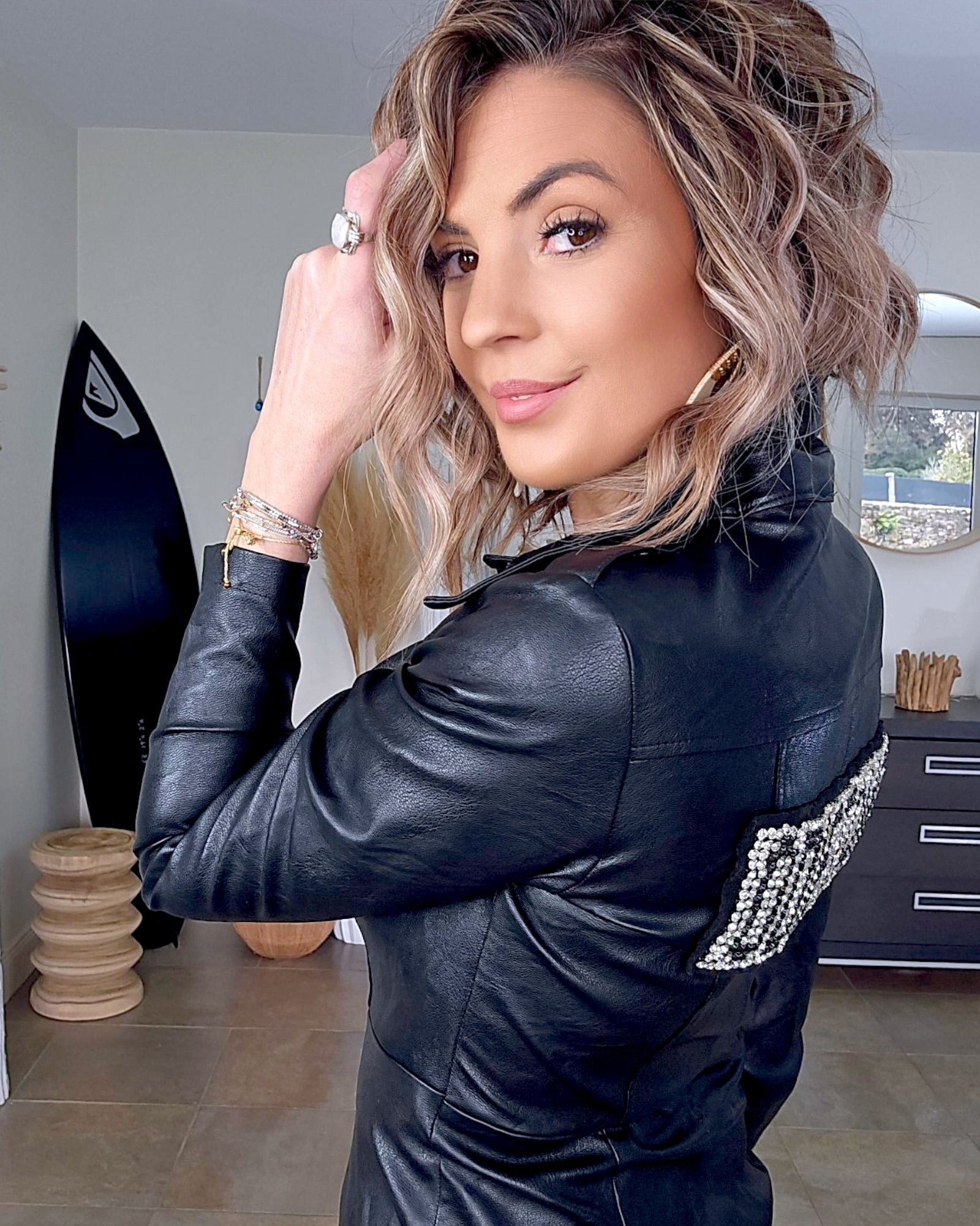 Robe Livy rock-chic