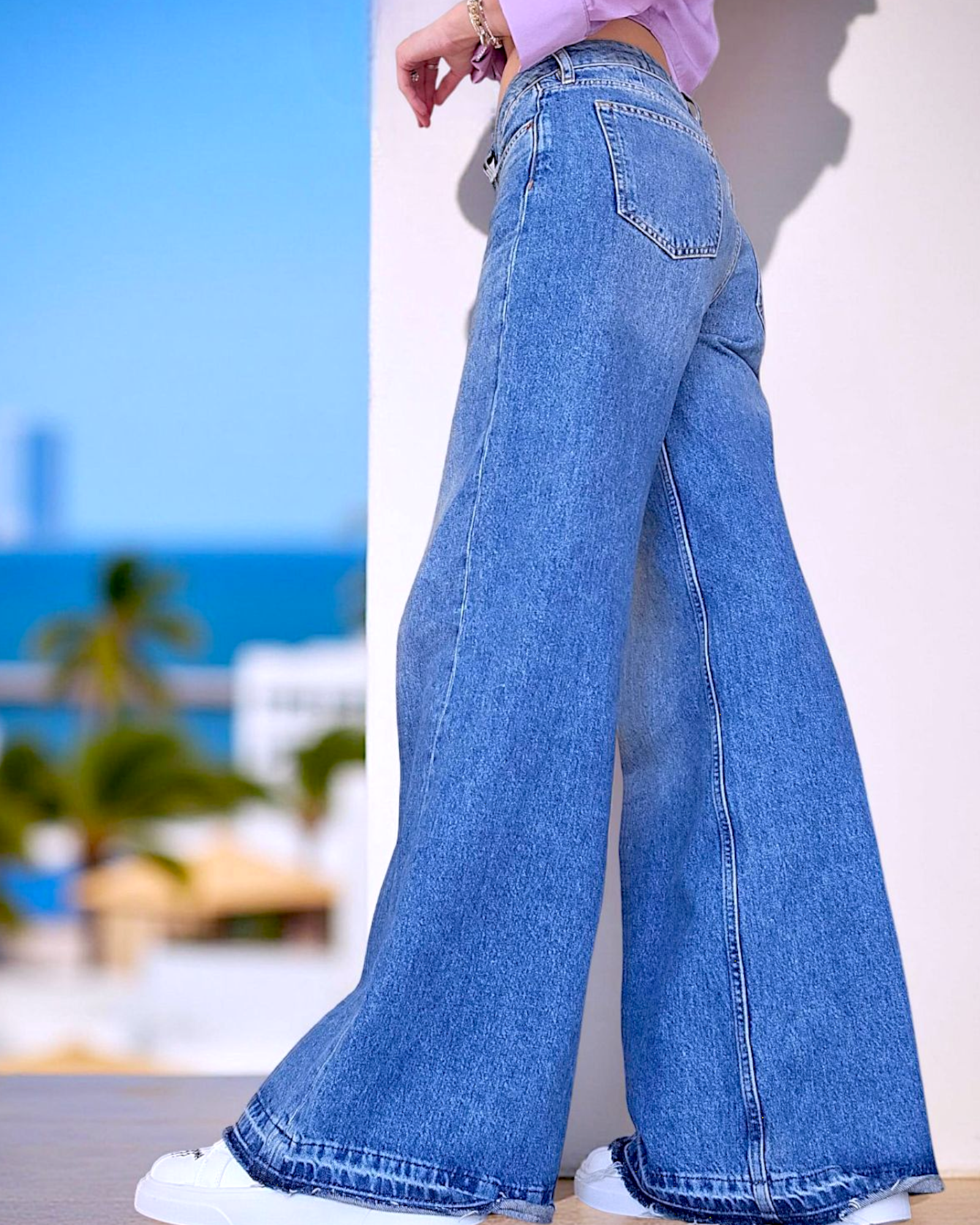 Jean flare dry