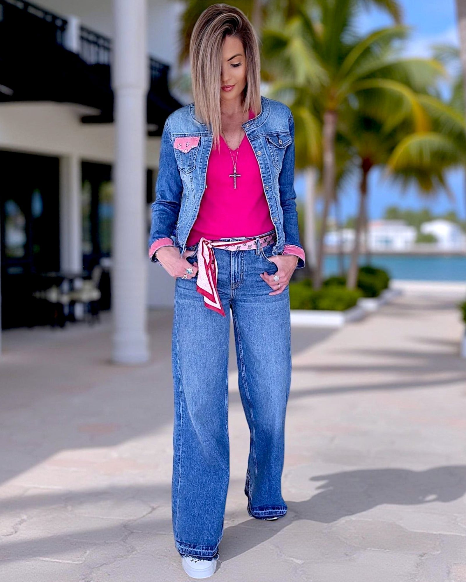 Pull fuchsia fluo