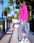 Veste fuchsia fluo