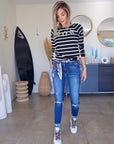 Sweat fin asymétrique