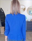 Veste bleu roi