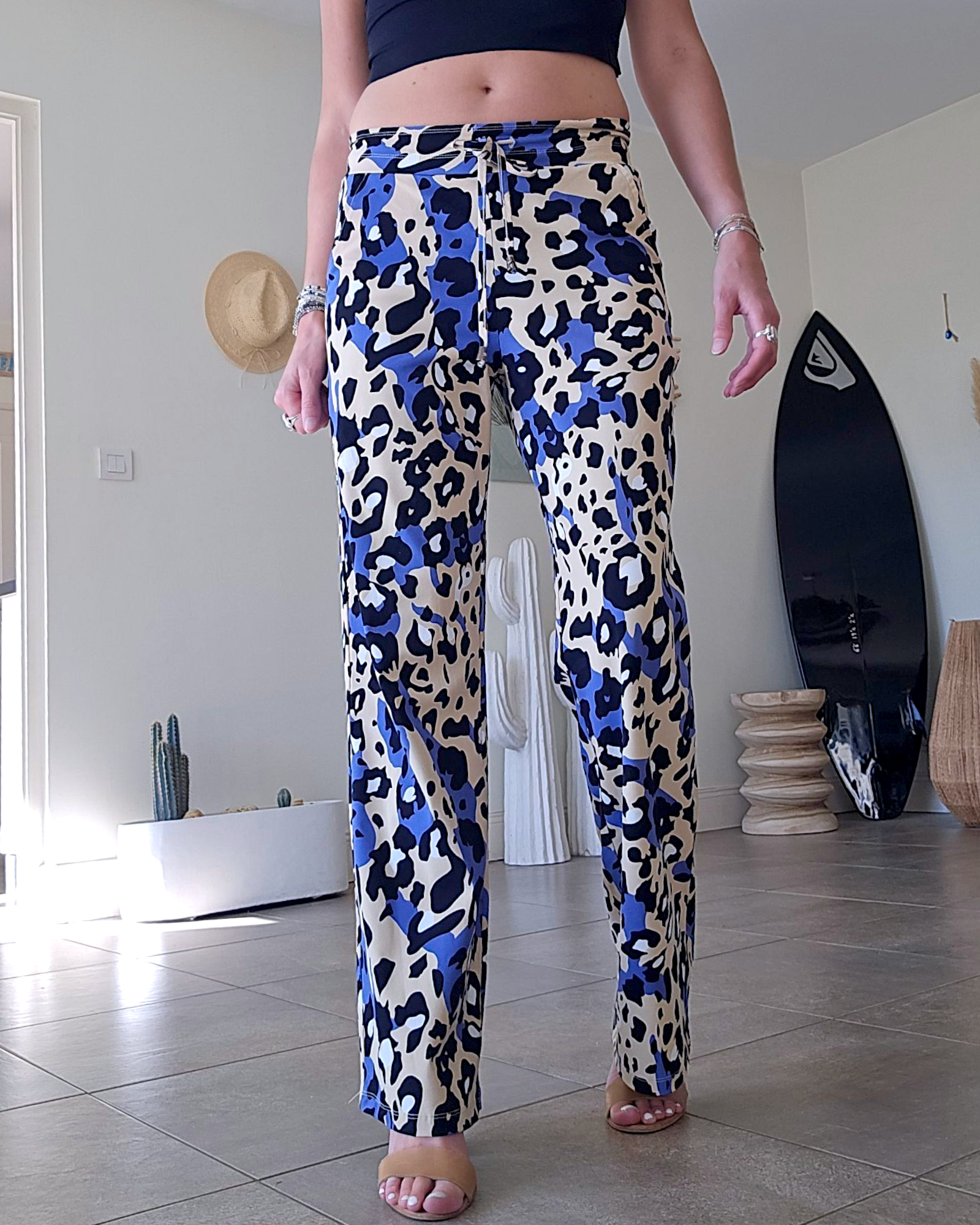 Pantalon léo bleu roi