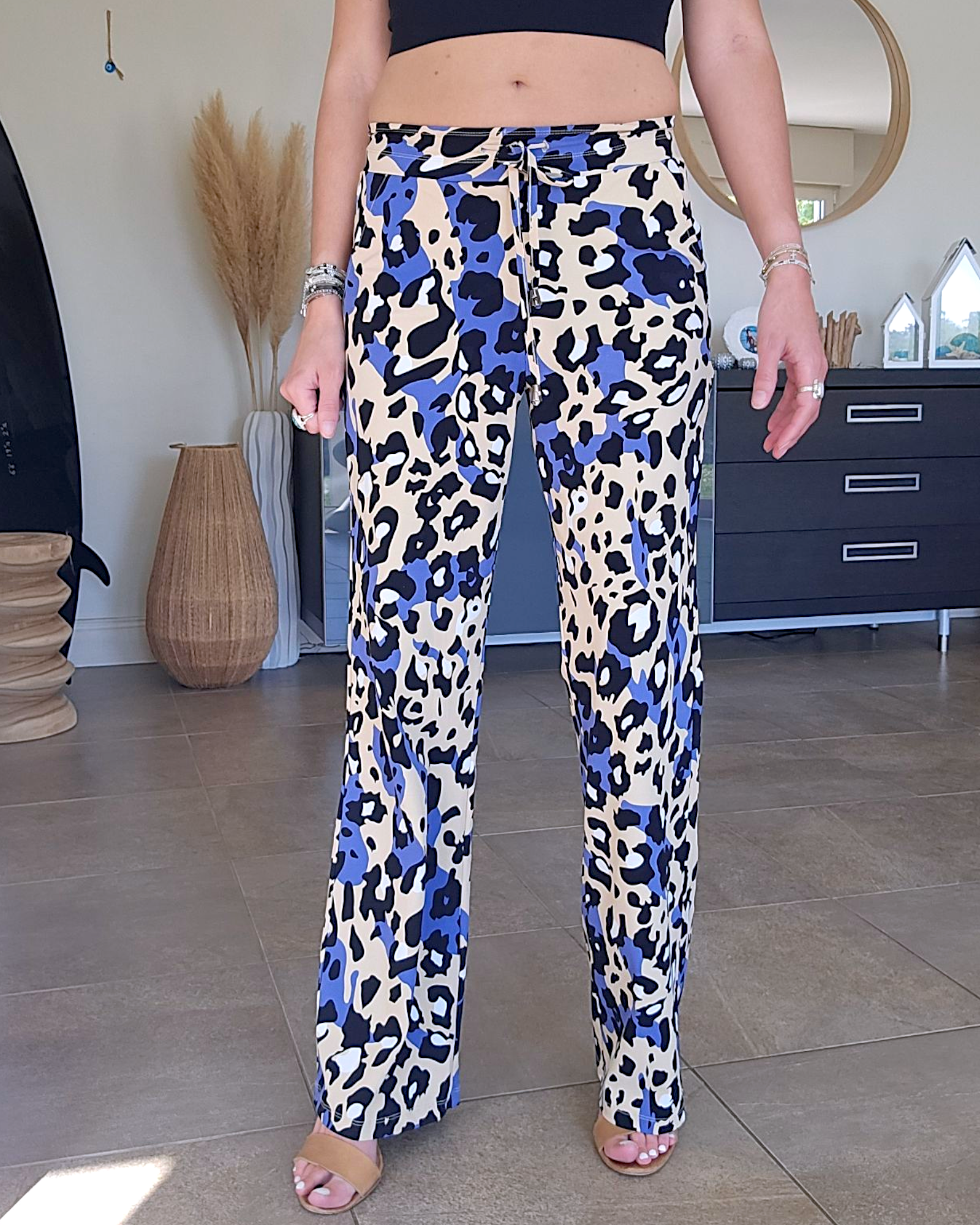 Pantalon léo bleu roi