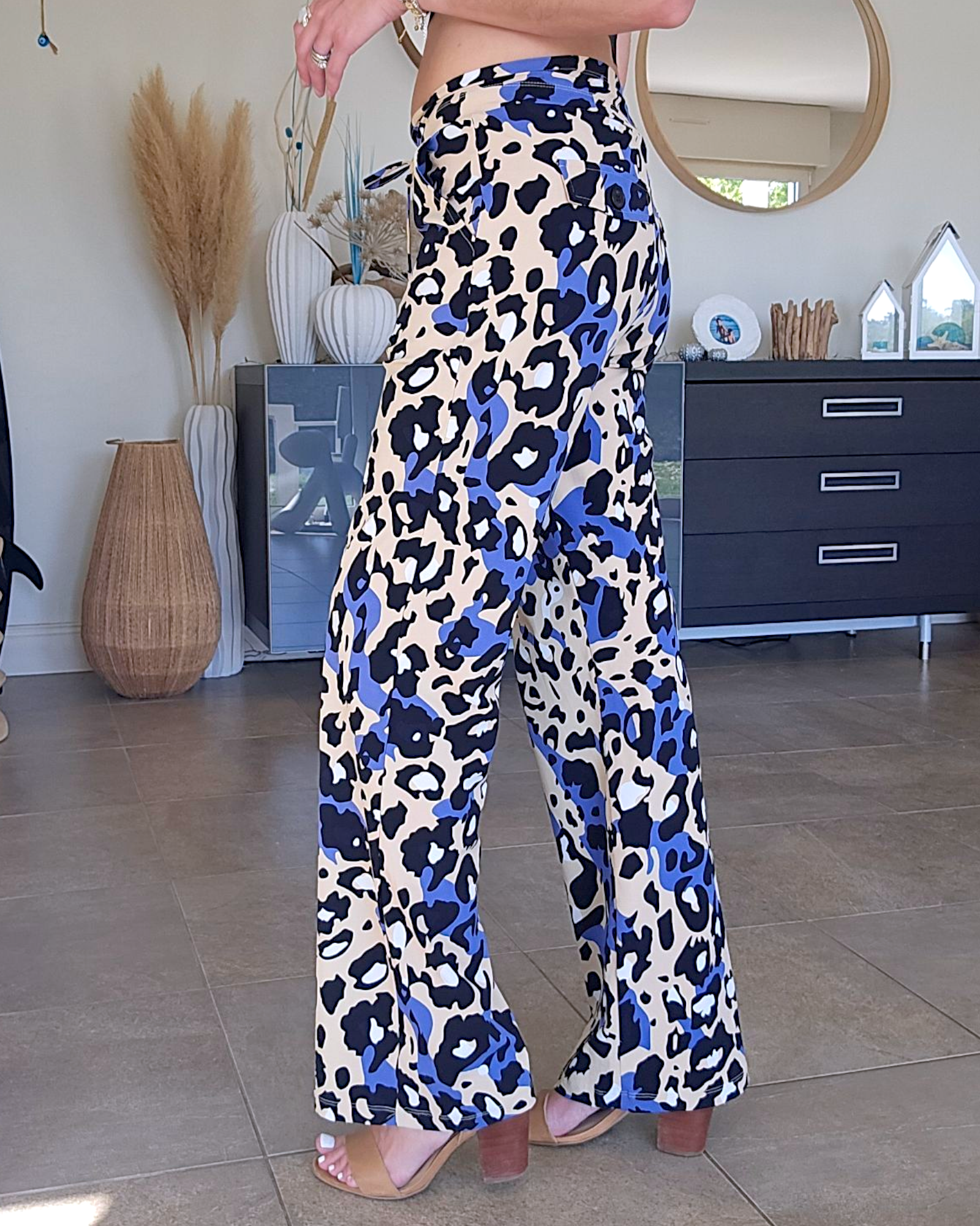 Pantalon léo bleu roi