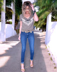 Tee-shirt LOVE kaki
