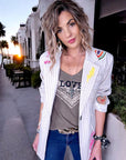 Tee-shirt LOVE kaki