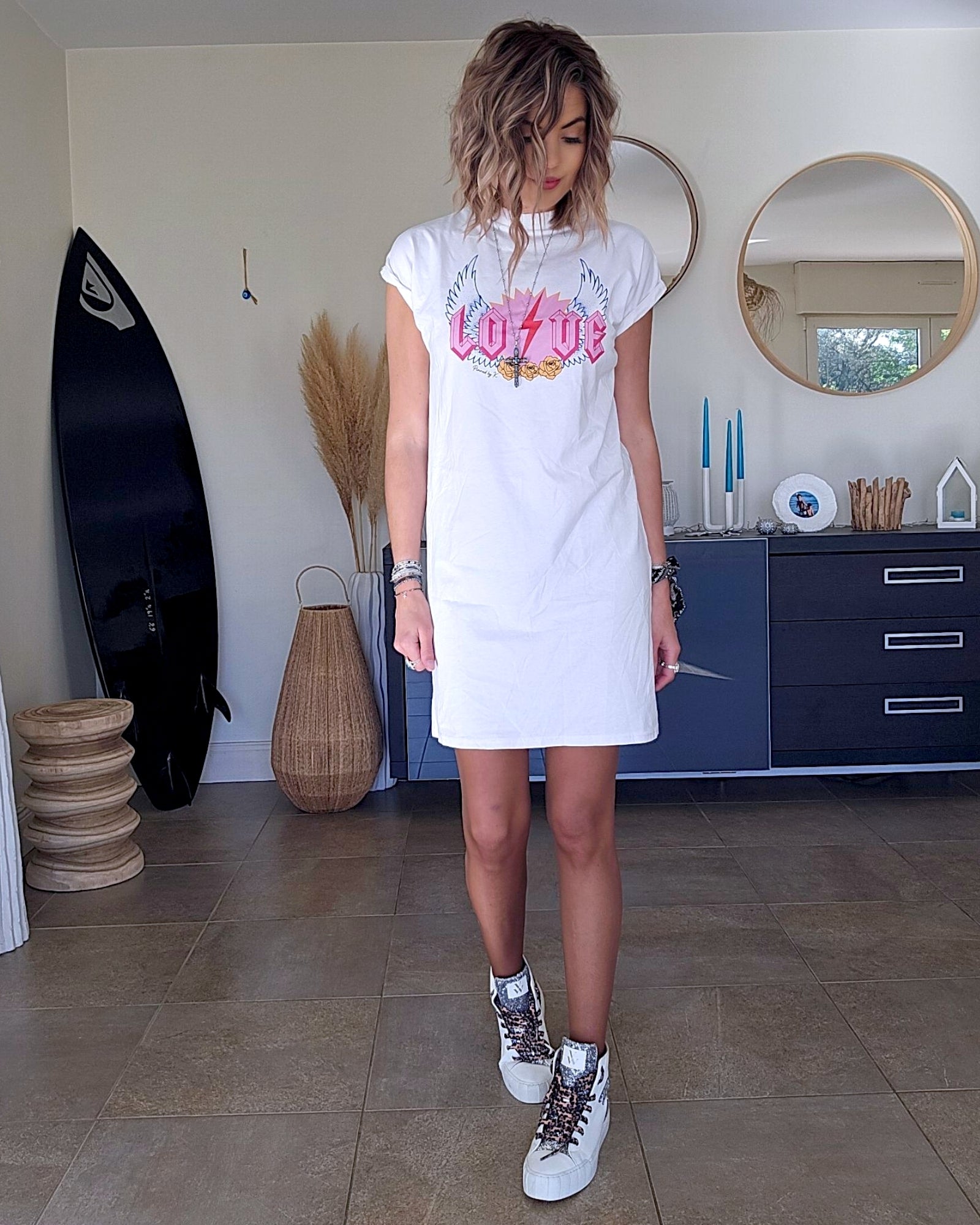 Robe tee-shirt Rock