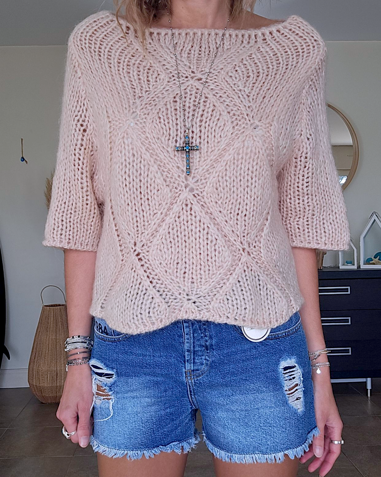 Pull ajouré