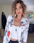 Veste tags créateur