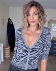 Cardigan double sens