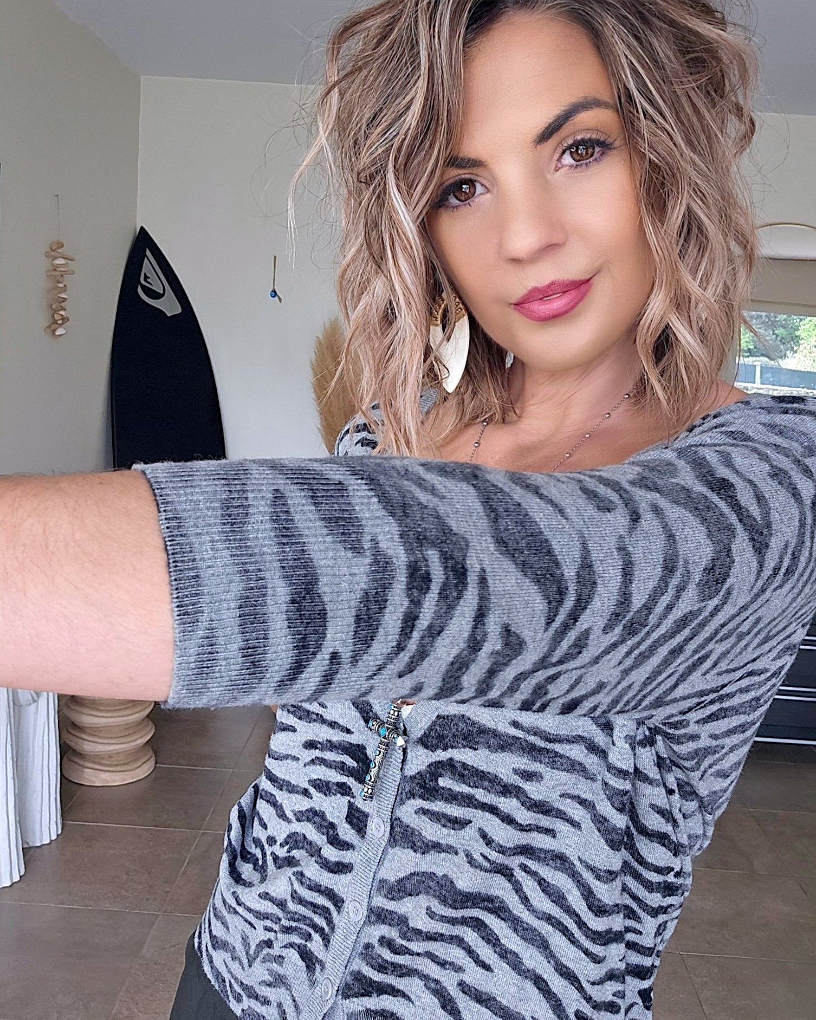 Cardigan double sens