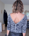 Cardigan double sens