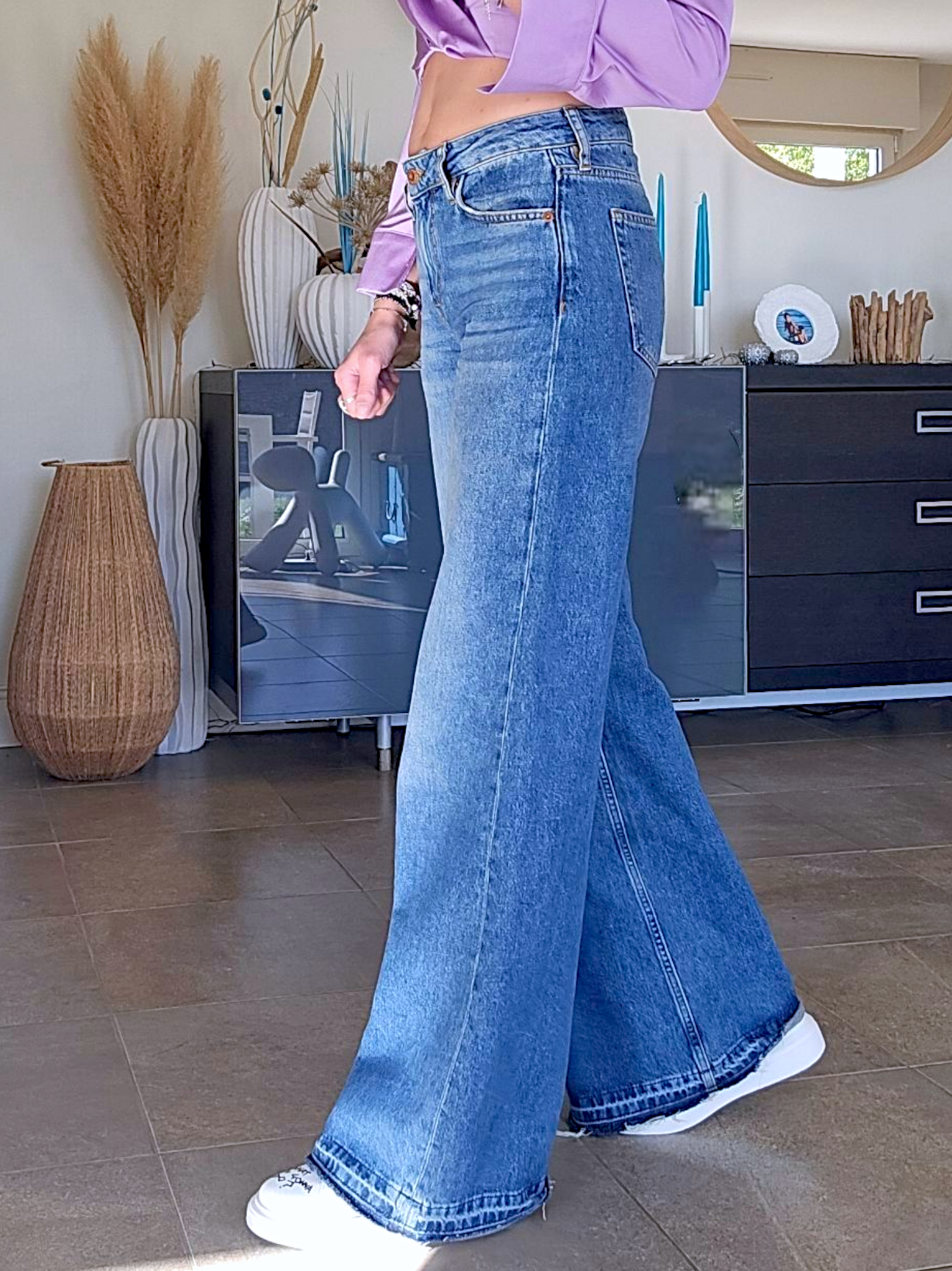 Jean flare dry