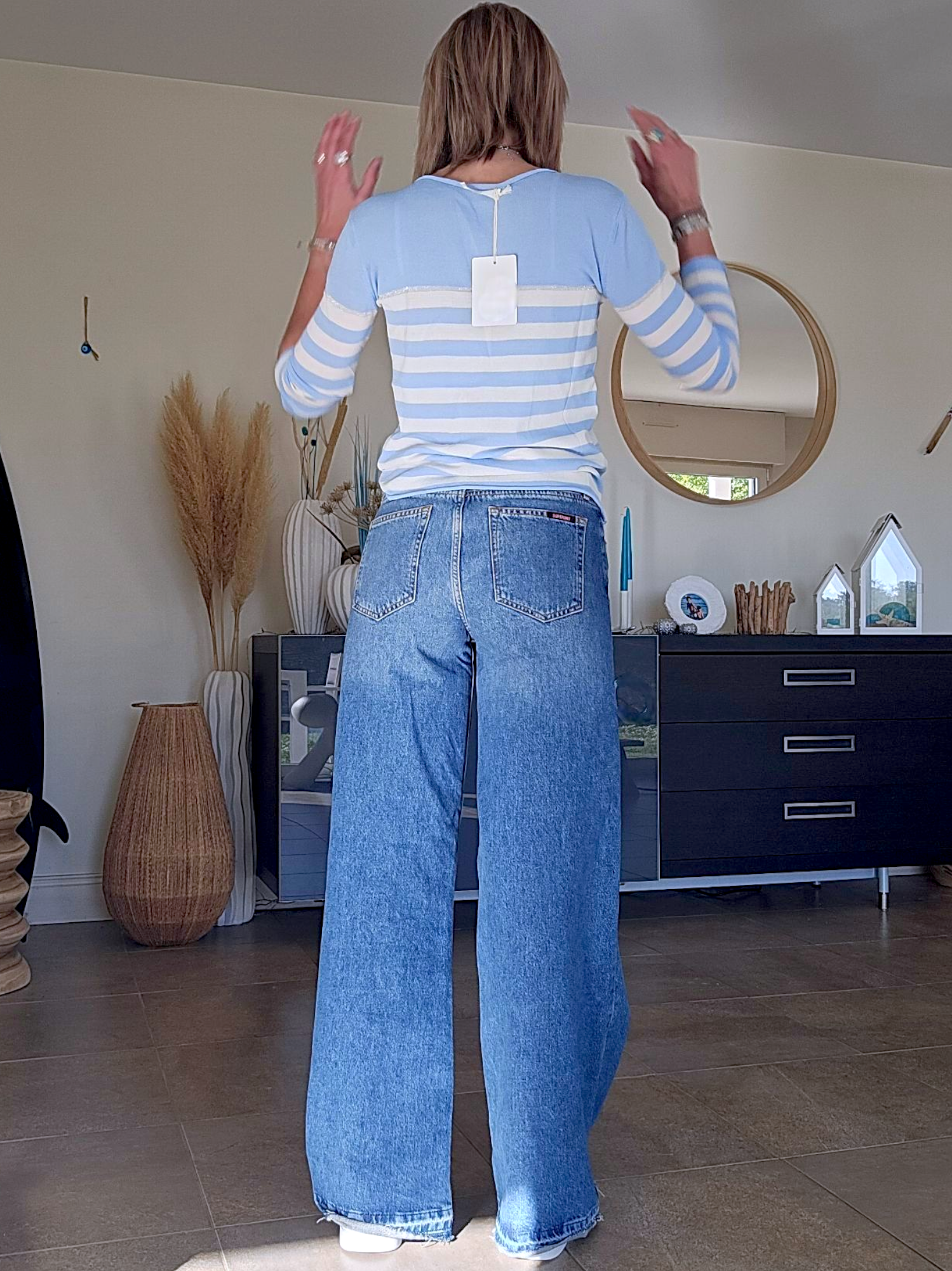 Jean flare dry
