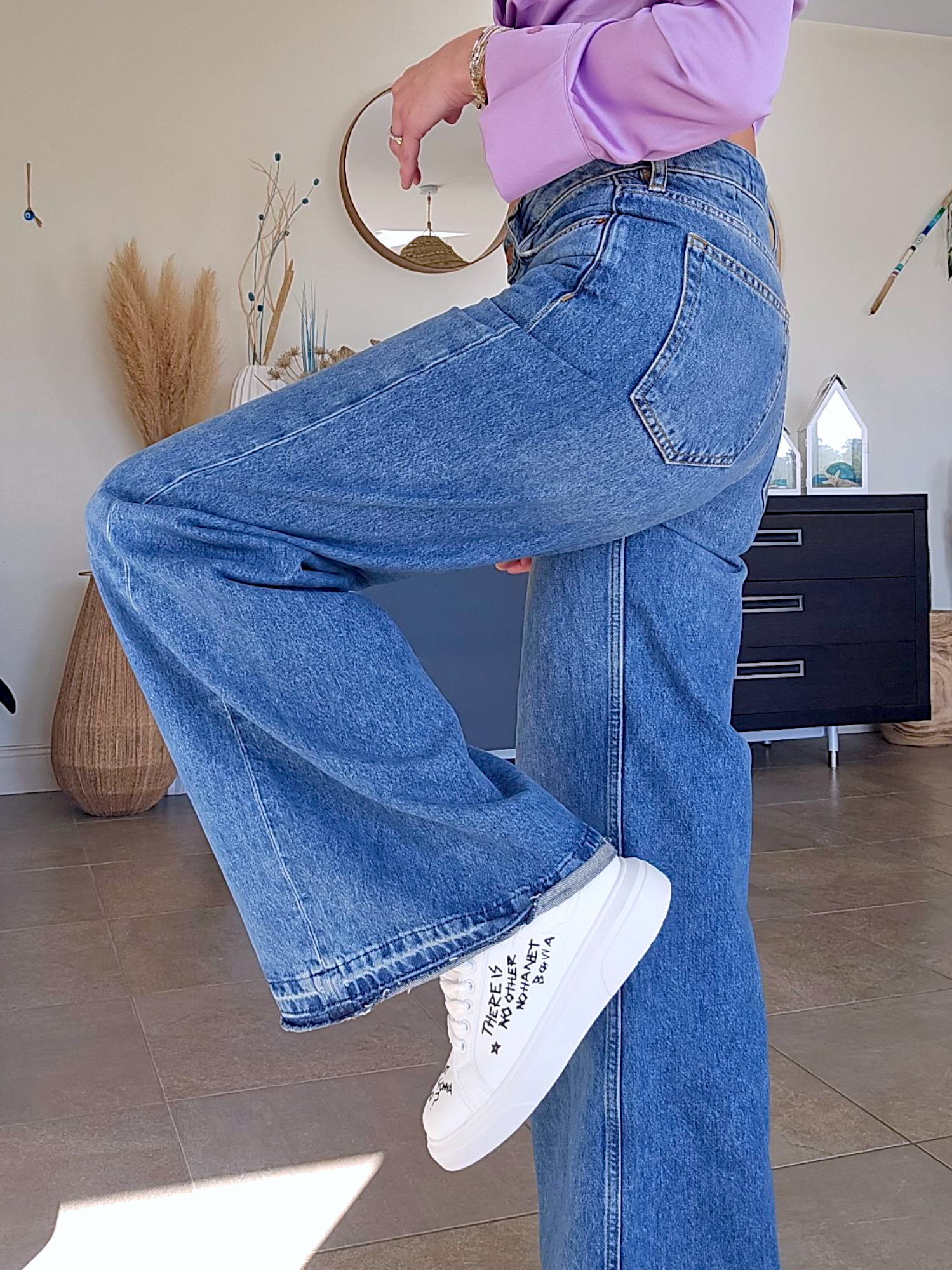 Jean flare dry