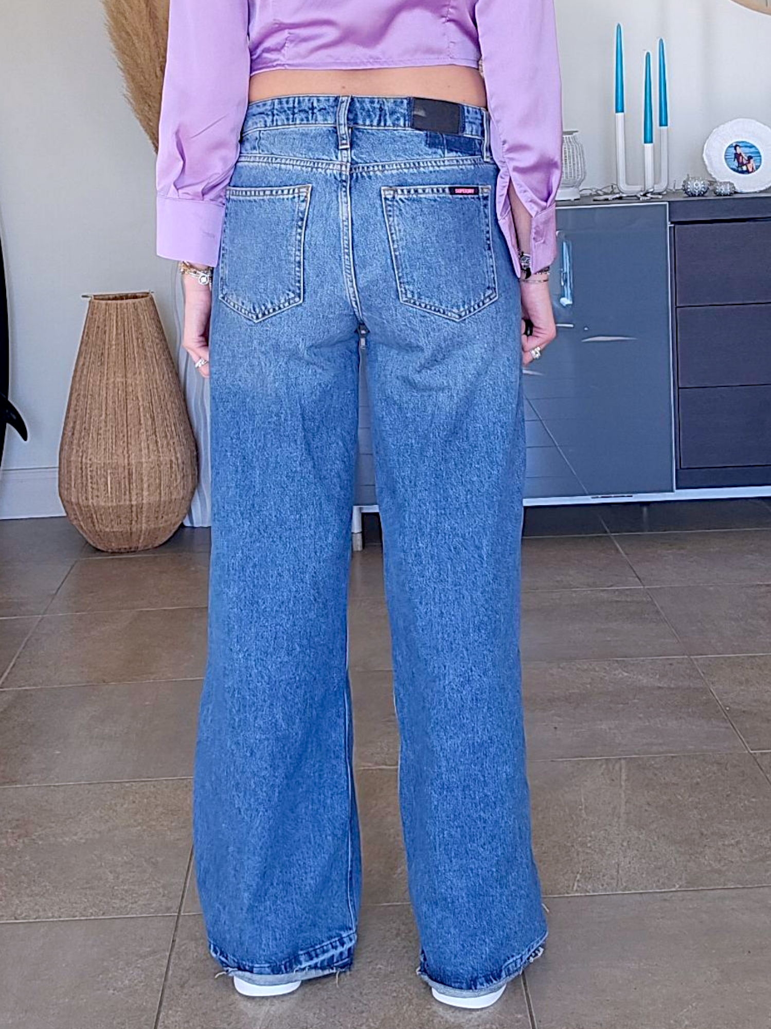 Jean flare dry