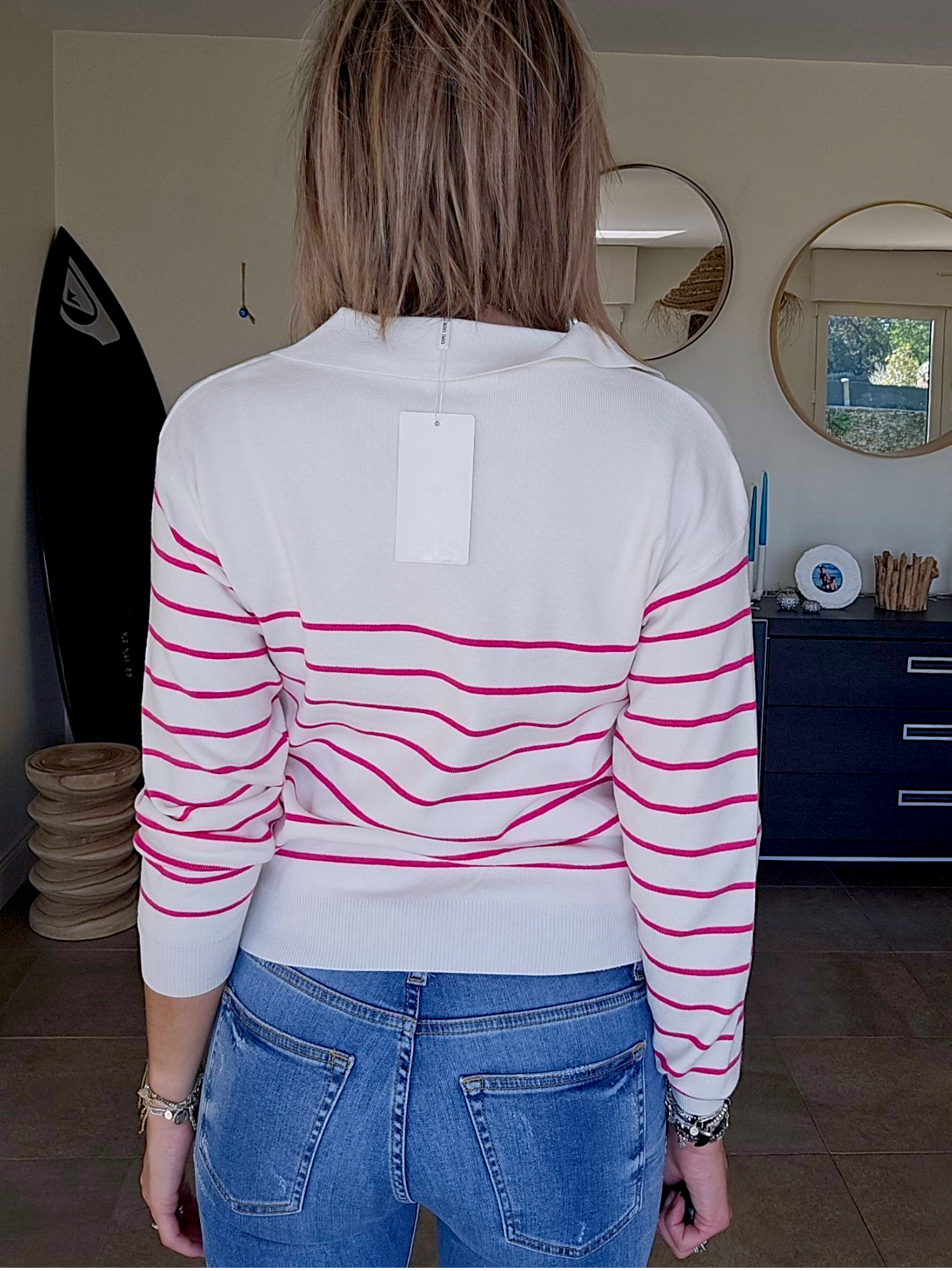 Pull marin fuchsia