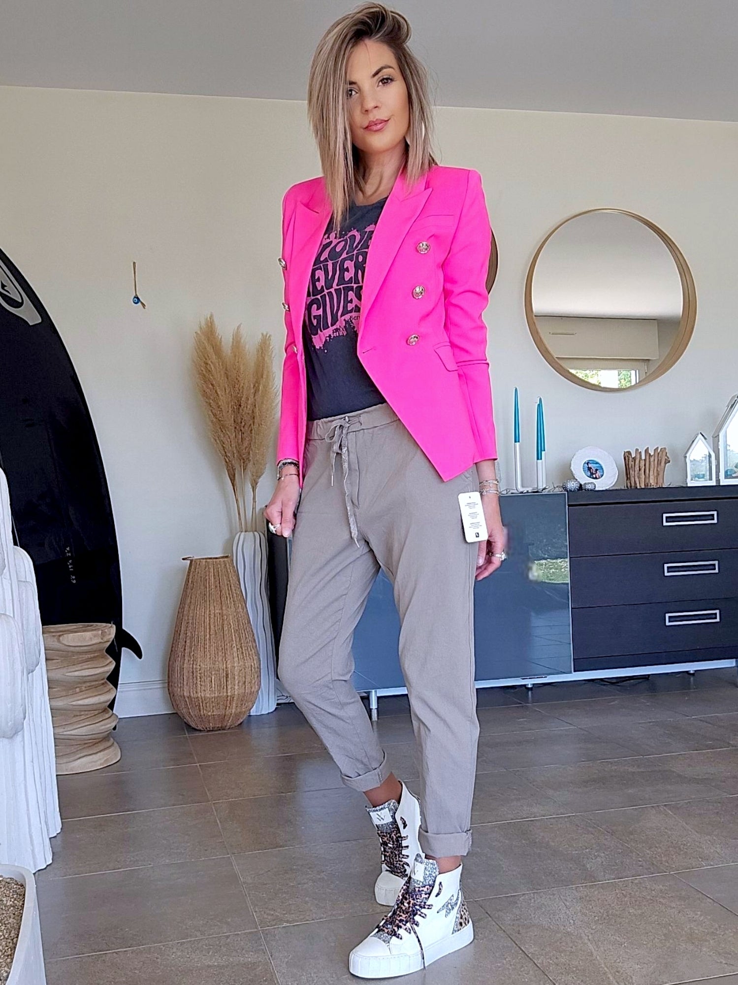 Veste fuchsia fluo