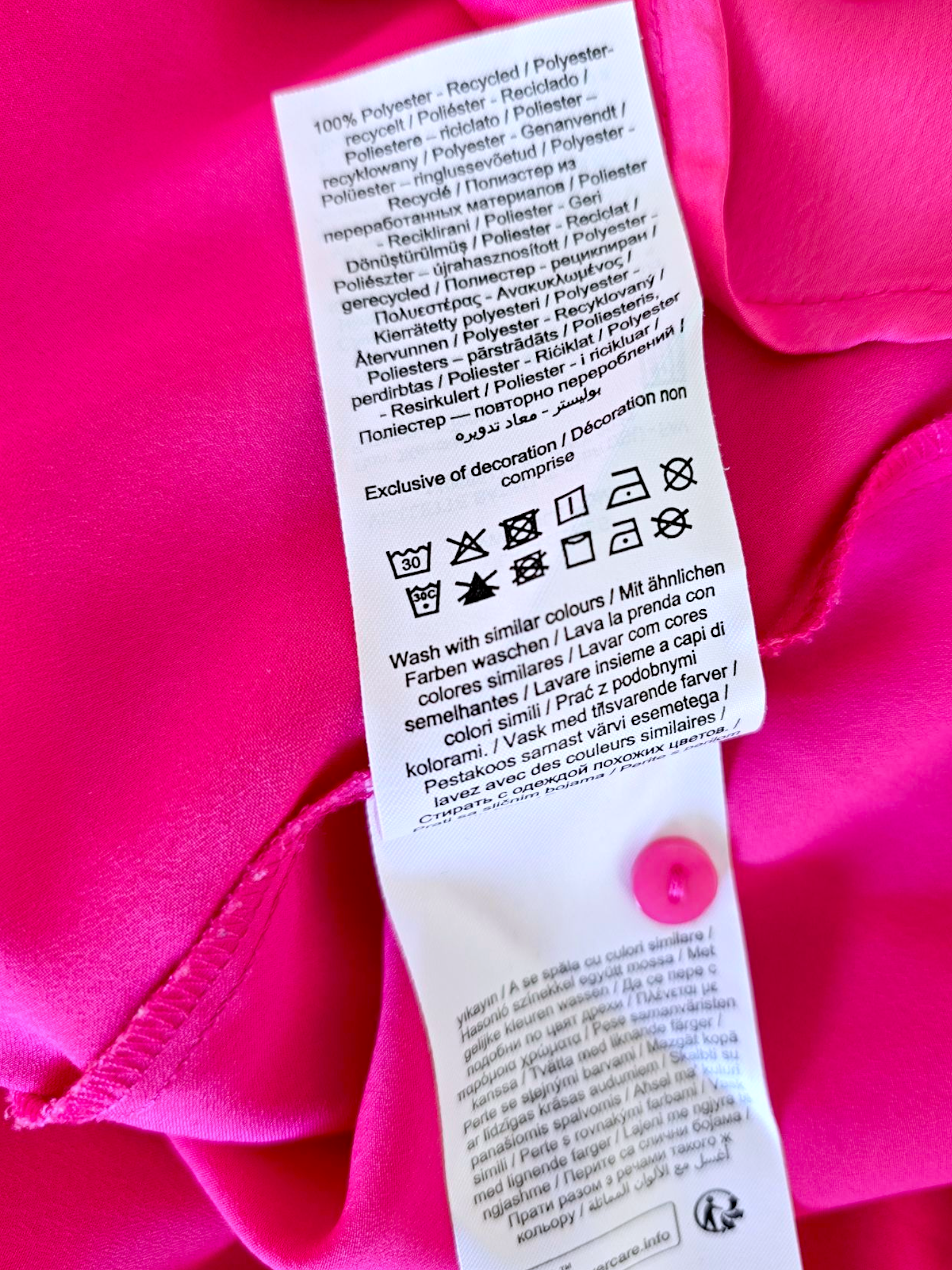 Chemise fuchsia