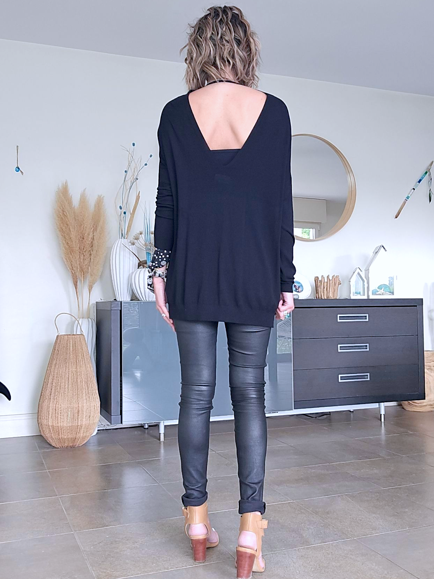 Pull tunique black