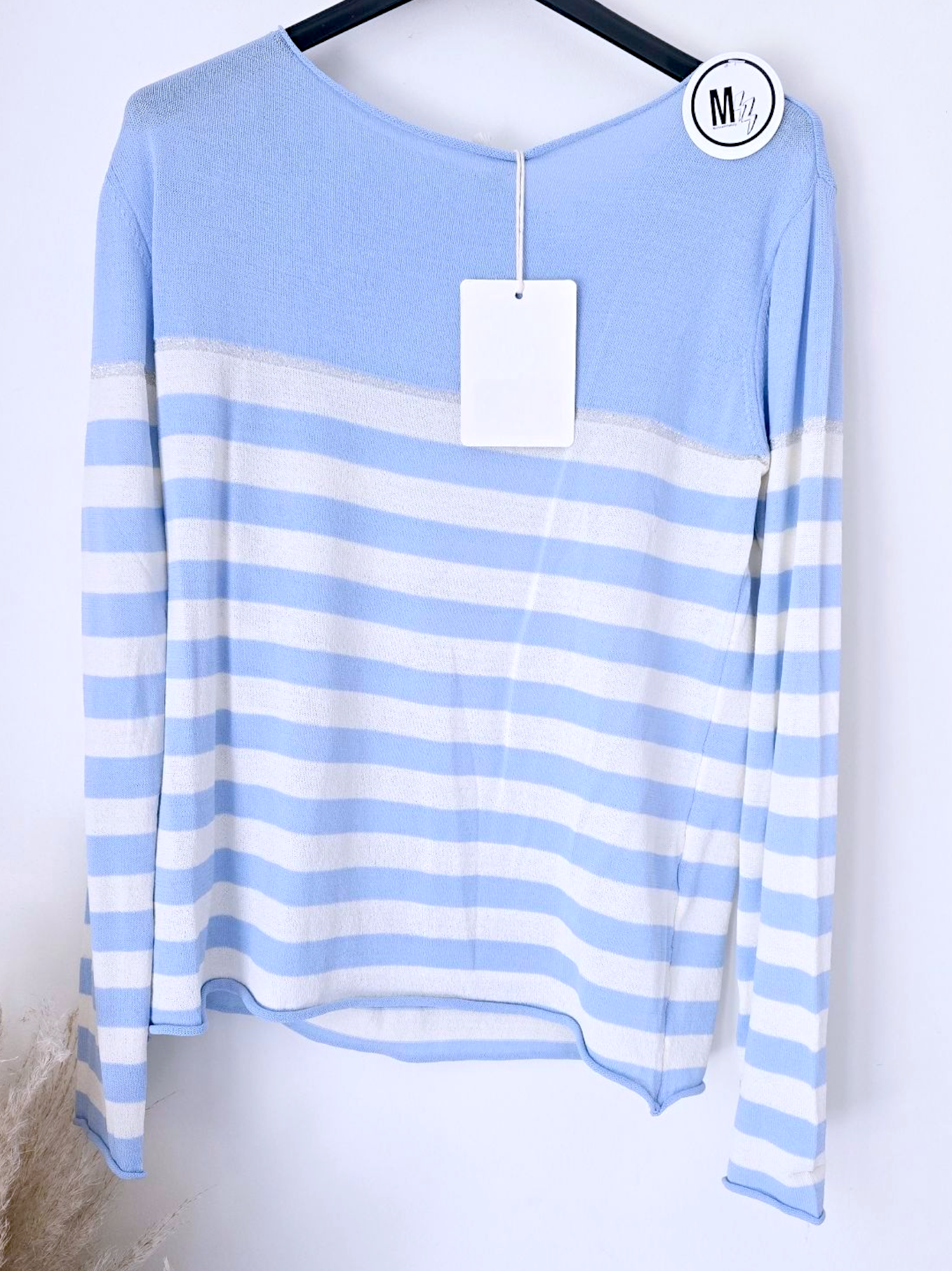 Pull fin marinière