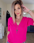 Pull fuchsia fluo