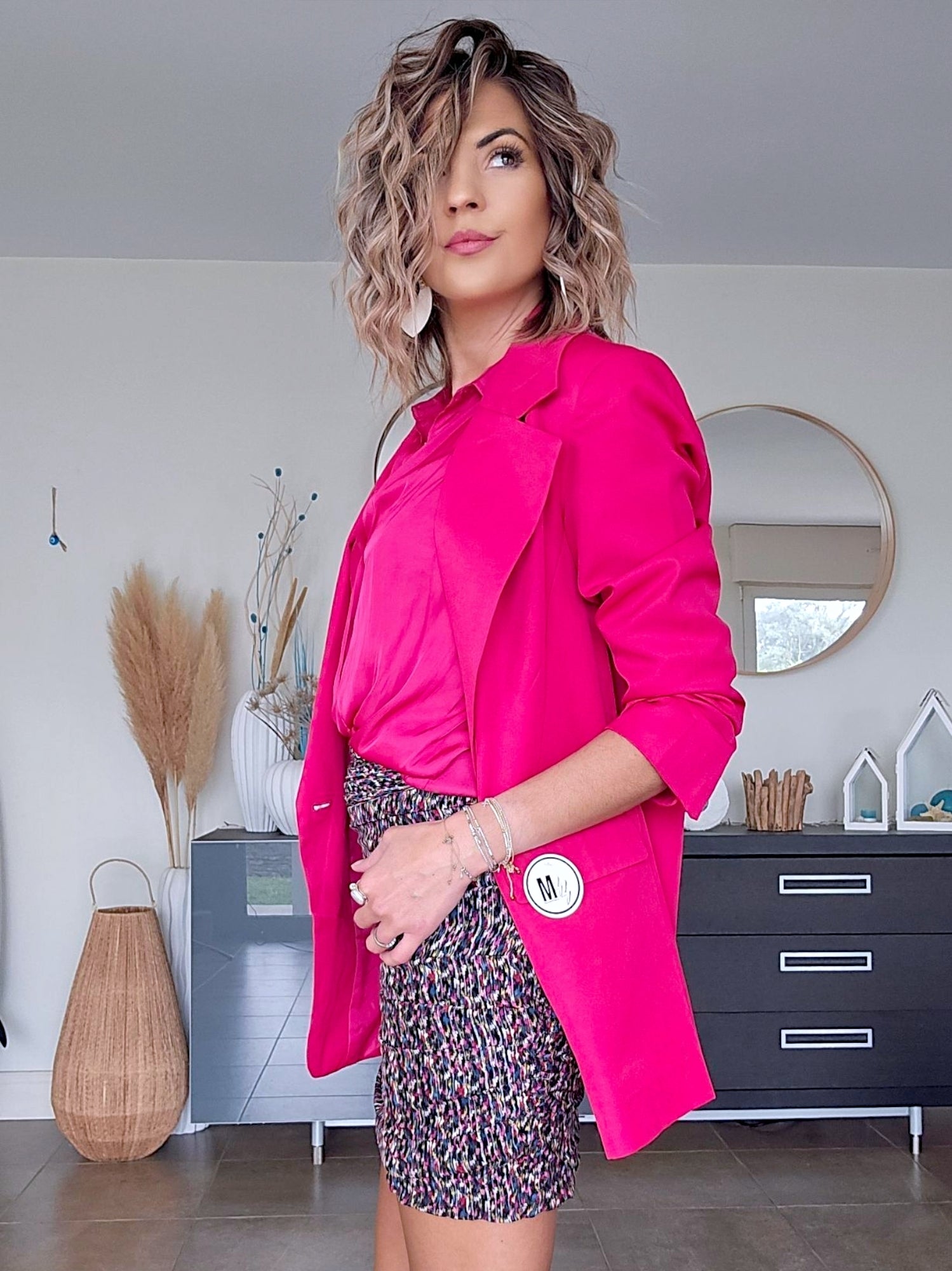 Veste boy fuchsia