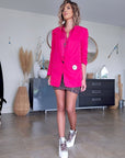 Veste boy fuchsia