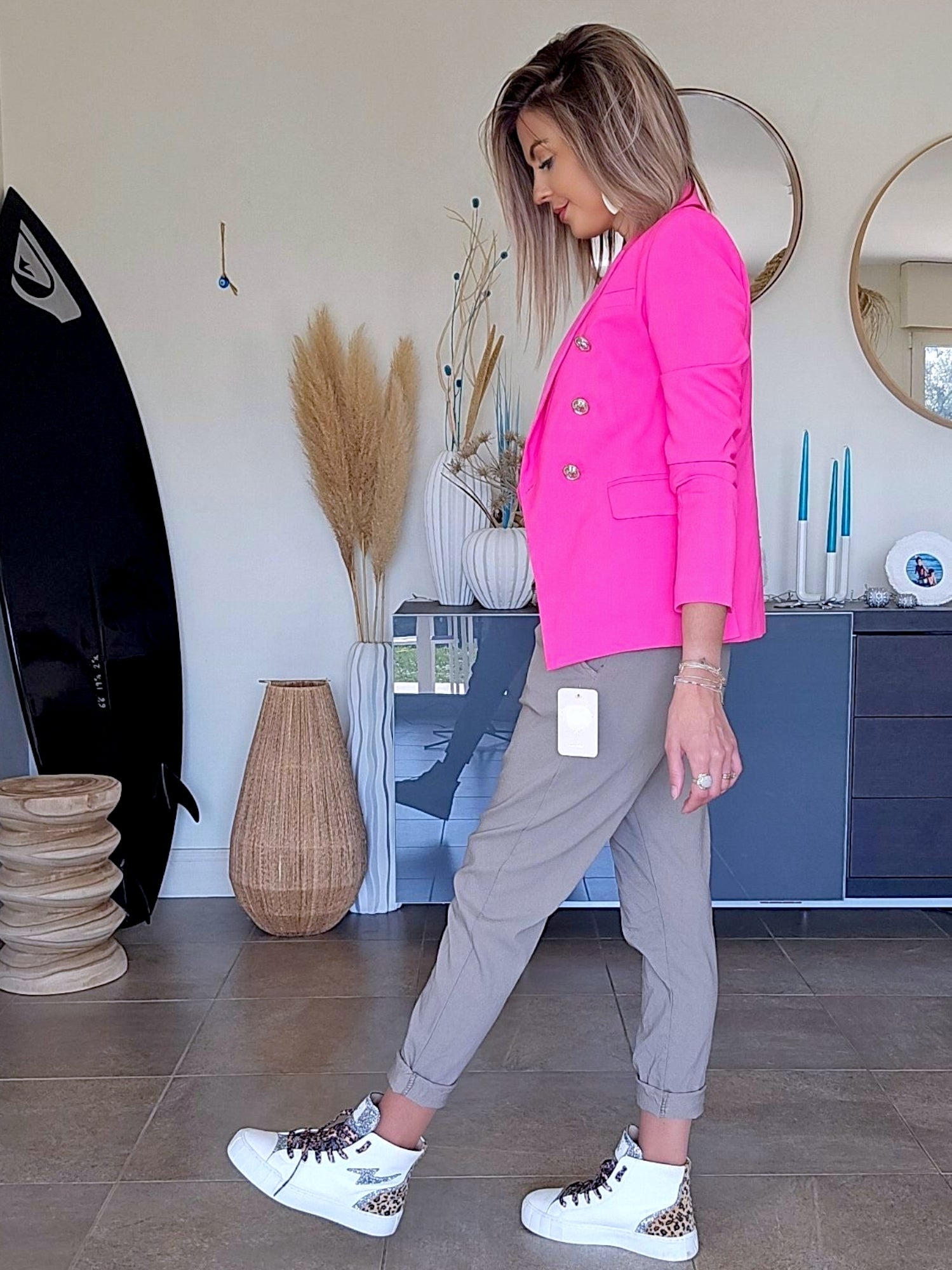 Veste fuchsia fluo