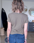 Tee-shirt LOVE kaki