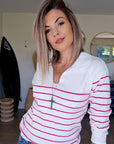Pull marin fuchsia