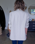 Veste écrue Funky à tags