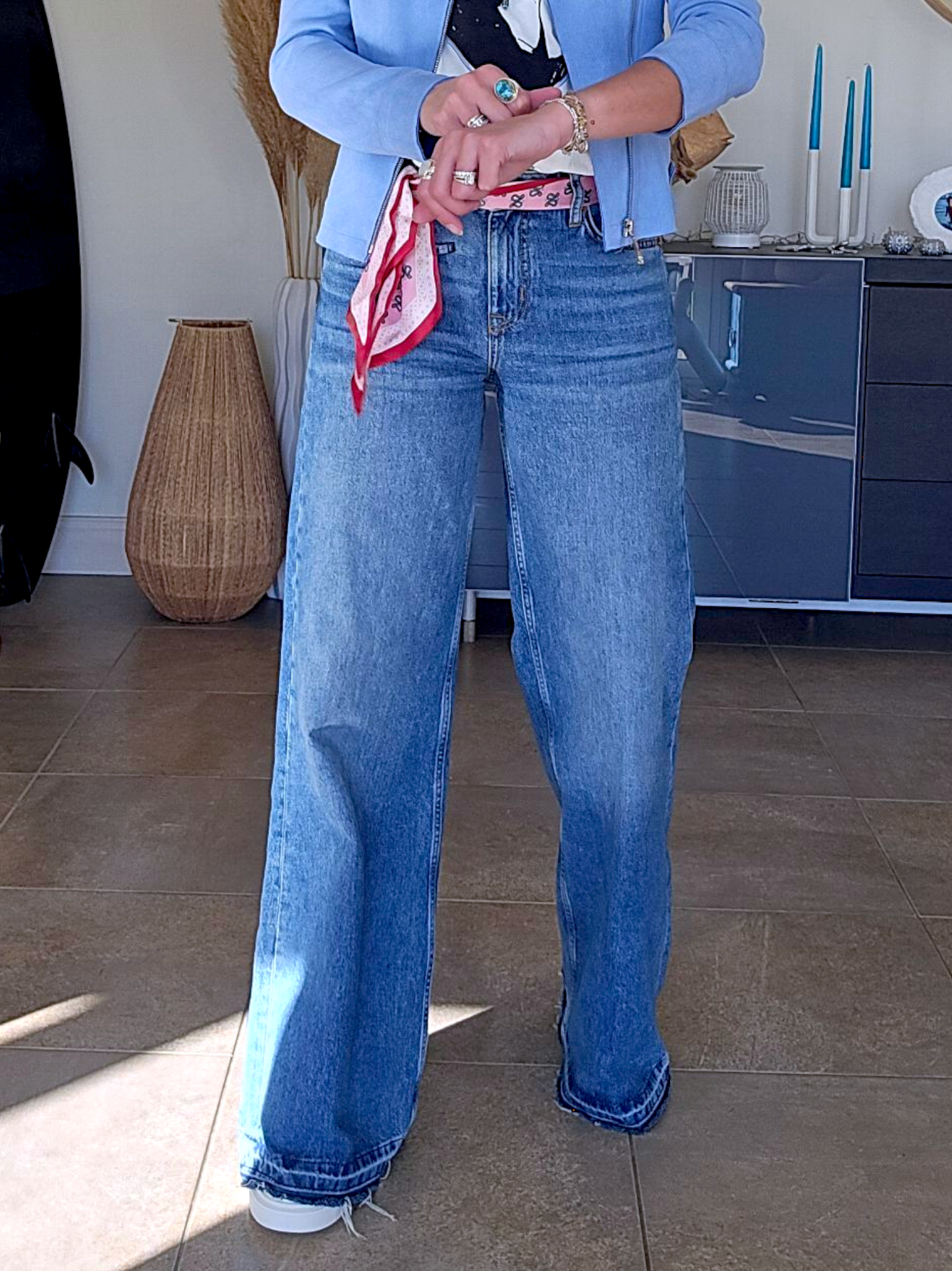 Jean flare dry