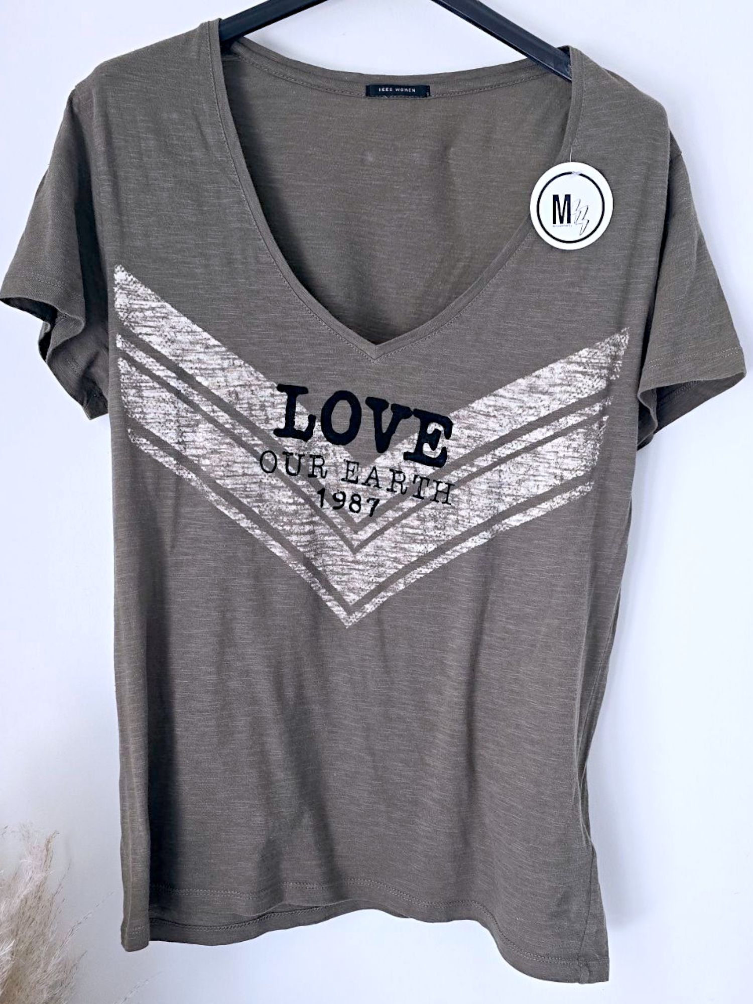 Tee-shirt LOVE kaki