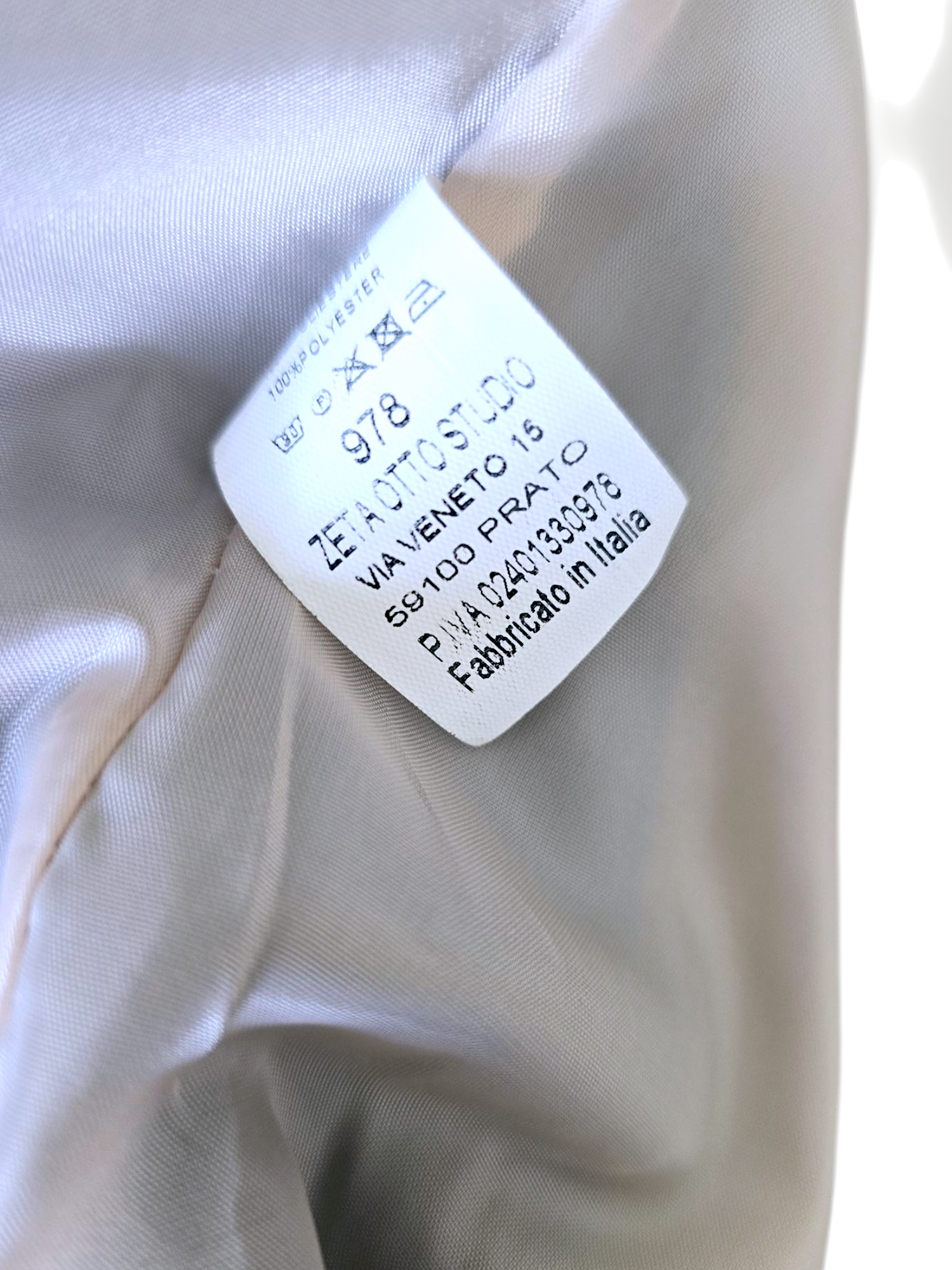 Veste boy bleu à tags