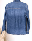 Chemise denim écussons