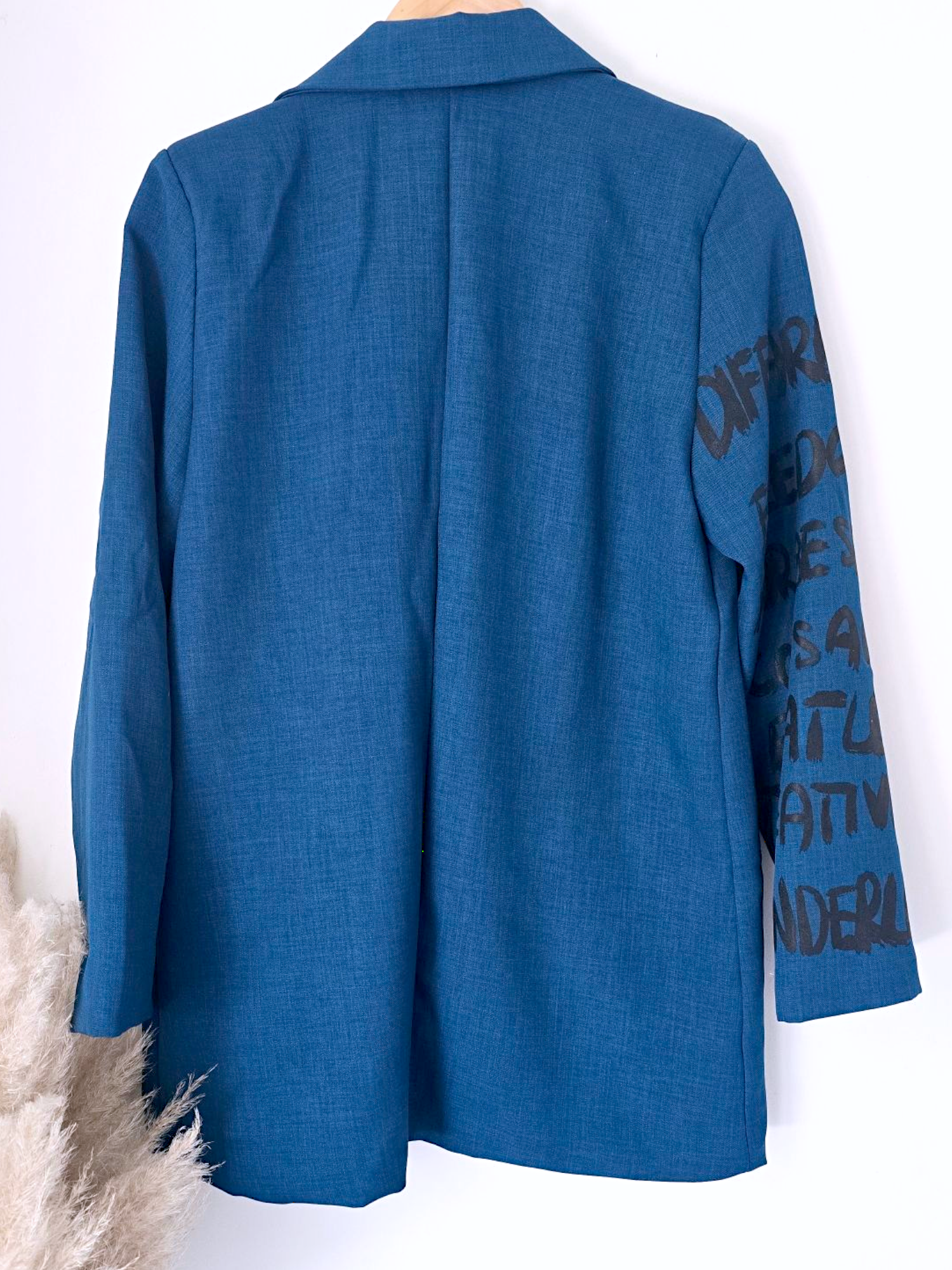 Veste boy bleu à tags