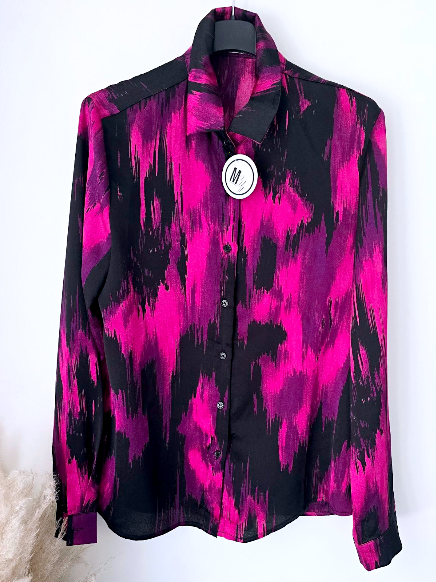 Chemise tie fuchsia