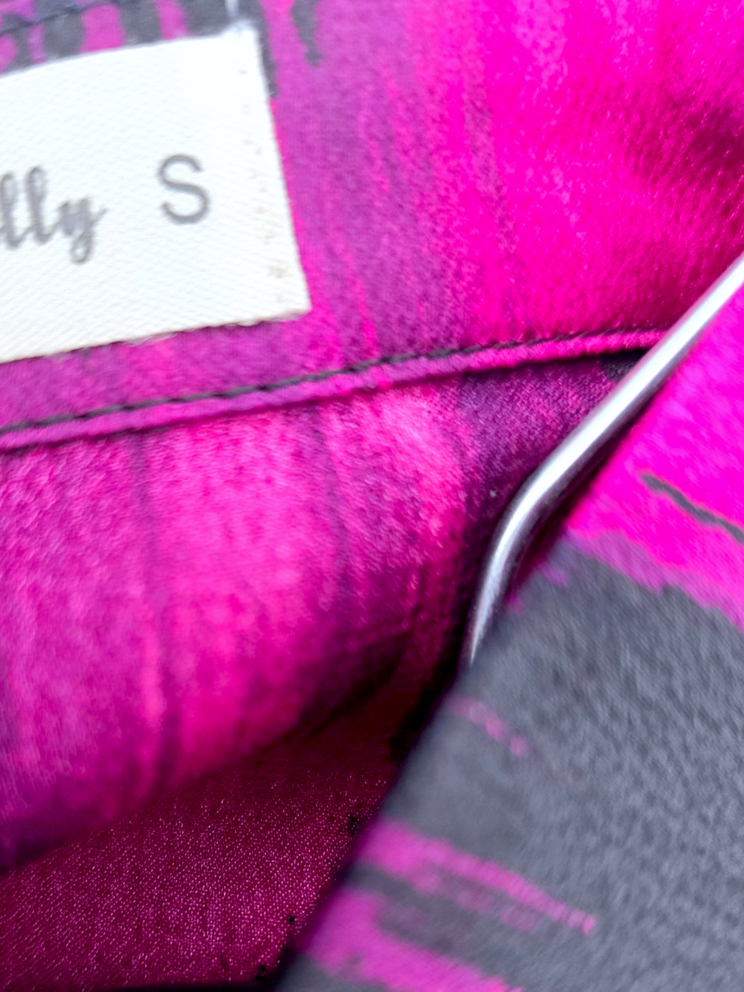 Chemise tie fuchsia