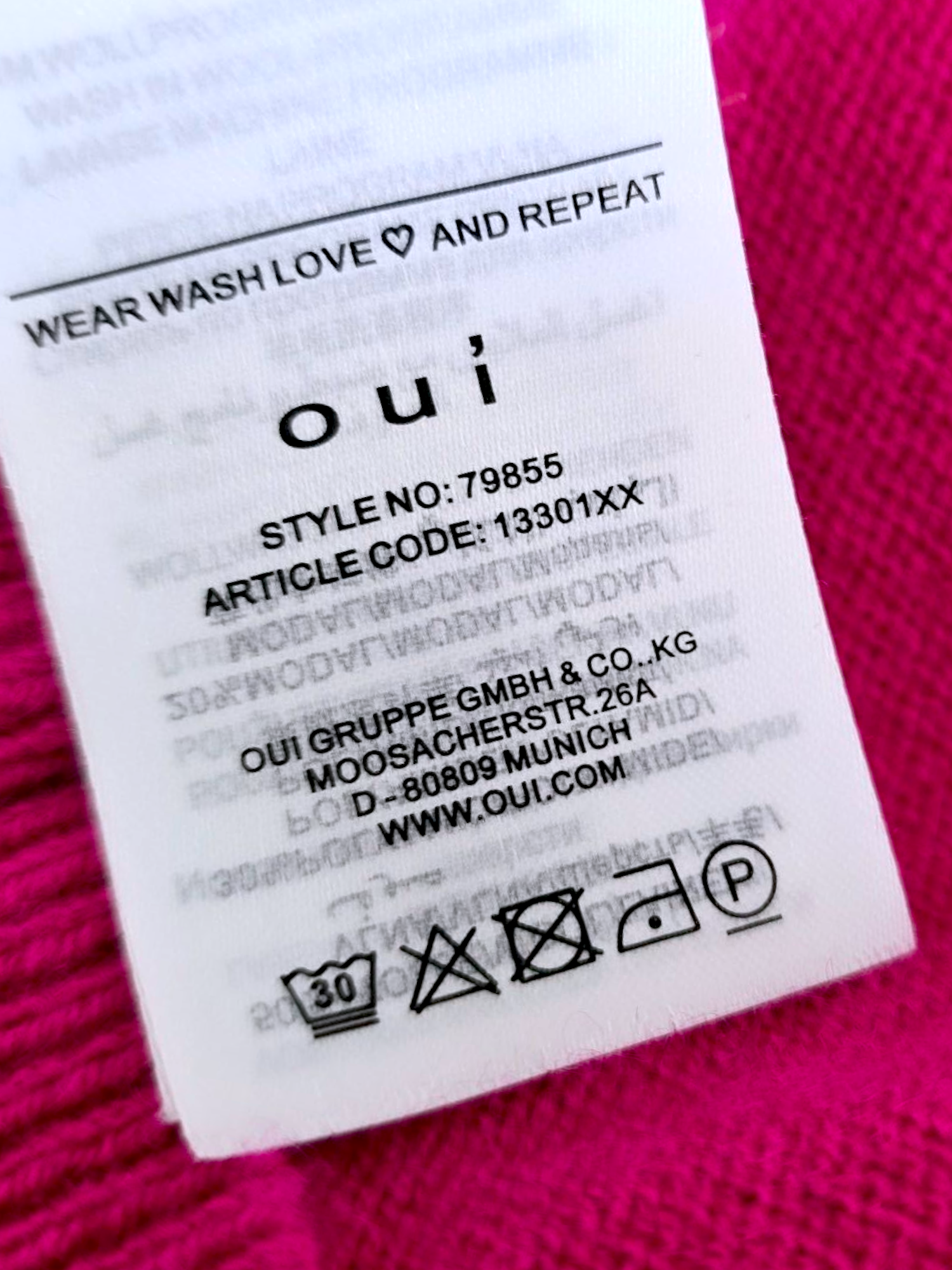 Pull fuchsia fluo