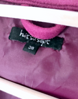 Veste suédine framboise