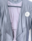 Veste cuir + T-shirt